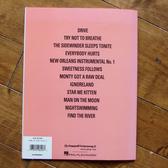 R.E.M. Automatic For The People Piano Vocal Guitar Sheet Music Song Book - Picture 7 of 7